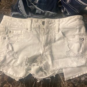 AE super super stretch jean short. Size 0